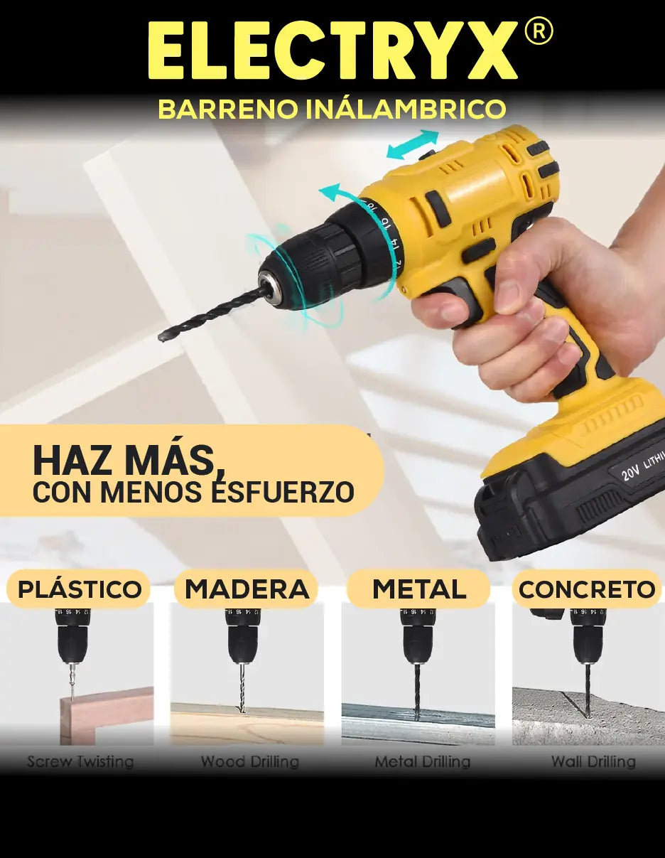 BARRENO INALAMBRICO ELECTRYX [PV1-GOOGLE-TRENDSHOP]