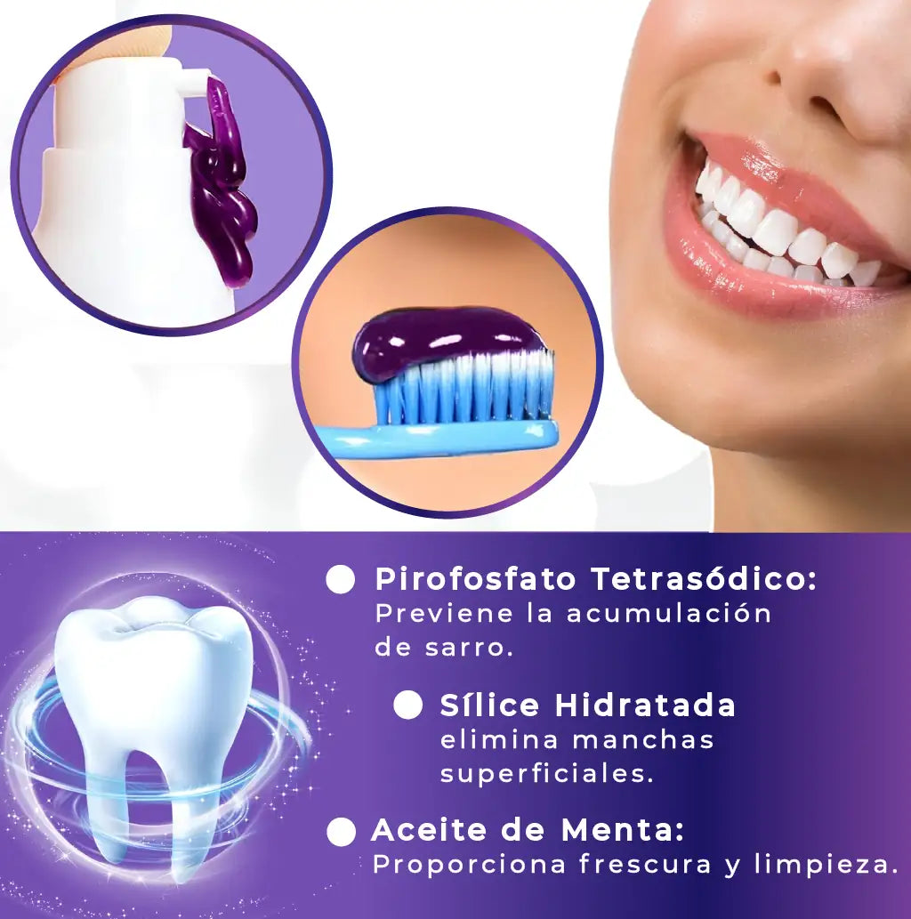 CREMA MORADA BLANQUEADOR DENTAL [PV1-WHATSAPP-TRENDSHOP]