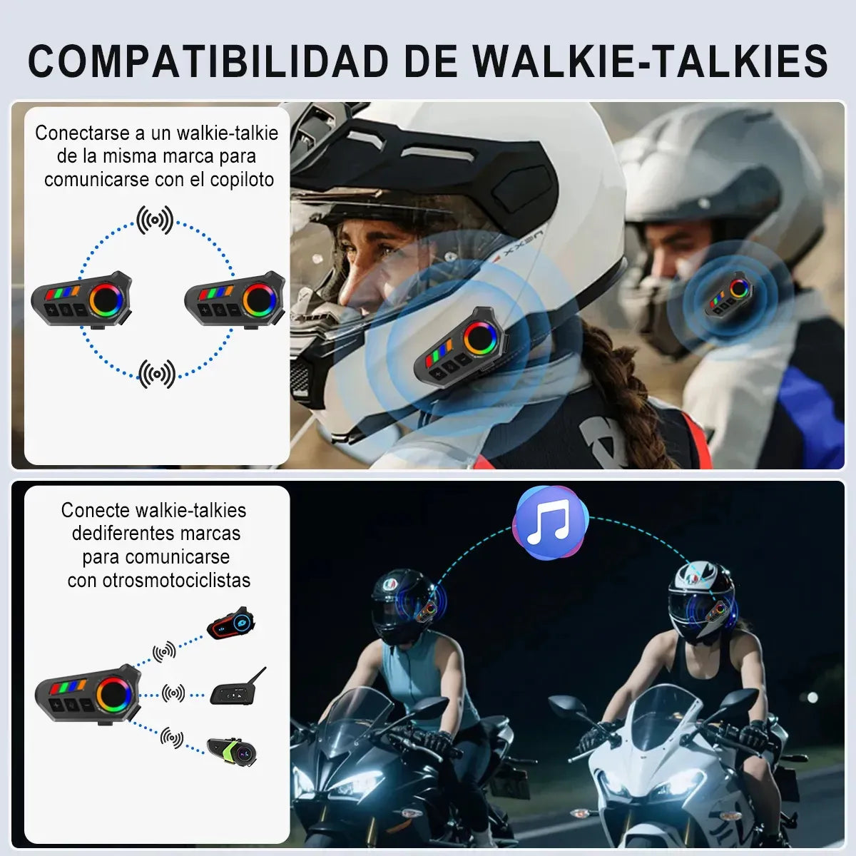 INTERCOMUNICADOR PARA CASCO DE MOTO [PV1-WHATSAPP-TRENDSHOP]