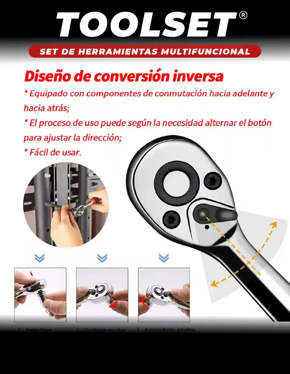 KIT DE HERRAMIENTAS 46 PIEZAS [PV1-WHATSAPP-TRENDSHOP]