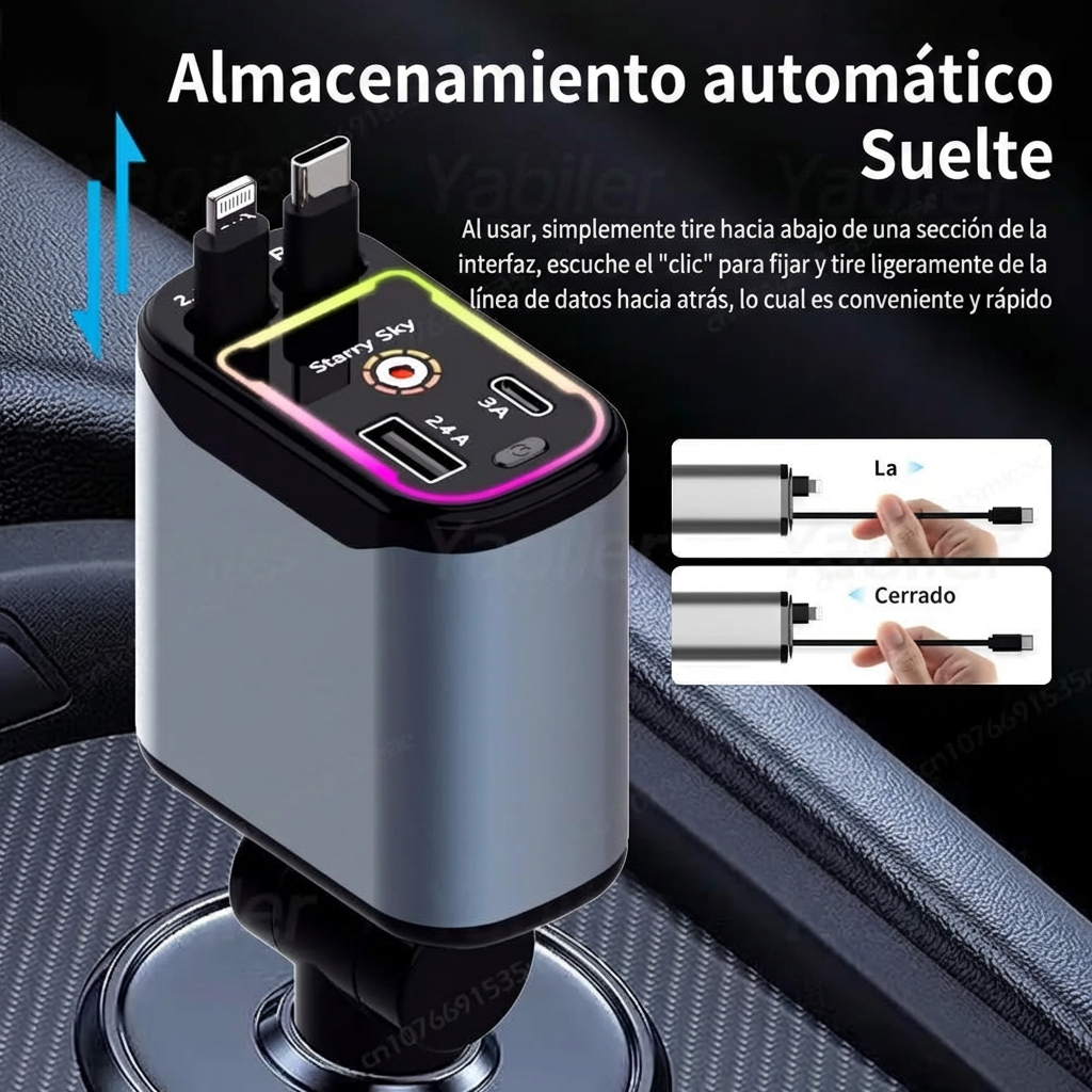 CARGADOR 4 EN 1 CON PROYECTOR [PV1-WHATSAPP-TRENDSHOP]