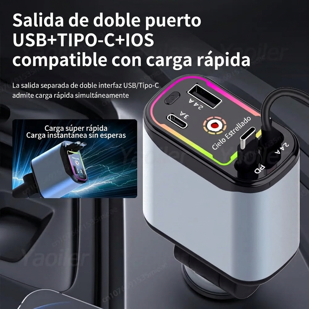 CARGADOR 4 EN 1 CON PROYECTOR [PV1-WHATSAPP-TRENDSHOP]