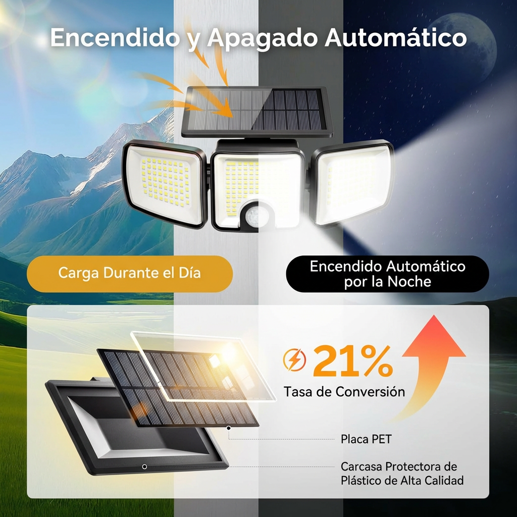 LAMPARA SOLAR LED [PV1-WHATSAPP-TRENDSHOP]