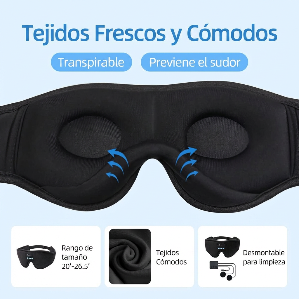 ANTIFAZ PARA DORMIR BLUETOOTH [PV1-WHATSAPP-TRENDSHOP]