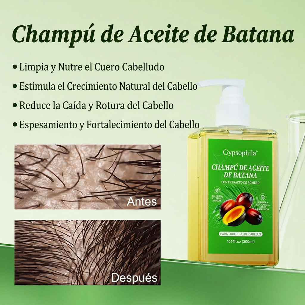 SHAMPOO DE ACEITE DE BATANA [PV1-2X1-WHATSAPP-TRENDSHOP]