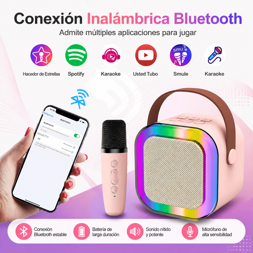KARAOKE PORTATIL [PV1-WHATSAPP-TRENDSHOP]