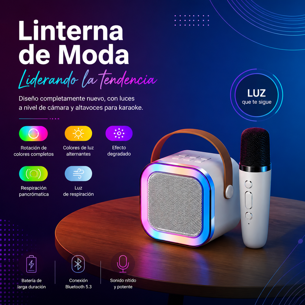 KARAOKE PORTATIL [PV1-WHATSAPP-TRENDSHOP]