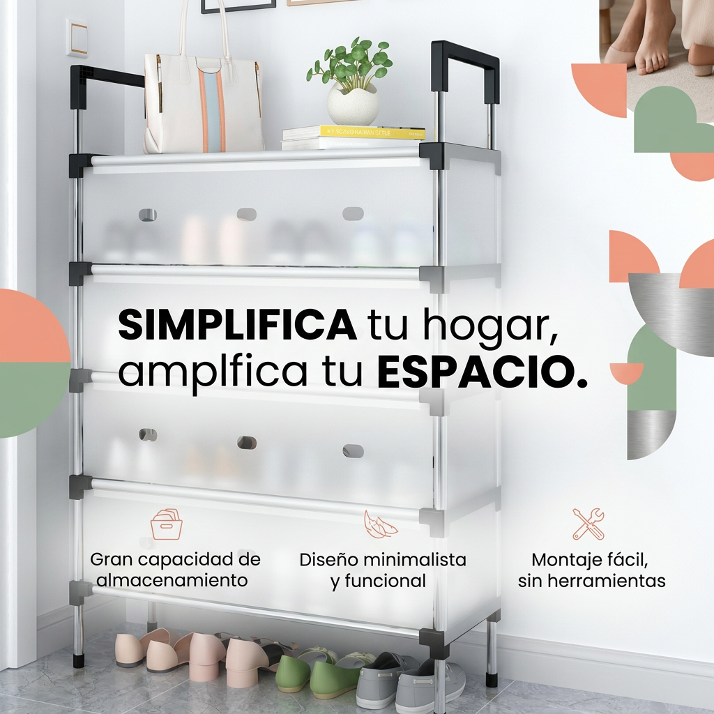 ORGANIZADOR DE CALZADO 5 NIVELES [PV1-WHATSAPP-TRENDSHOP]