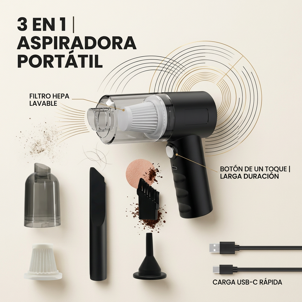 MINI ASPIRADORA 3 EN 1 [PV1-WHATSAPP-TRENDSHOP]
