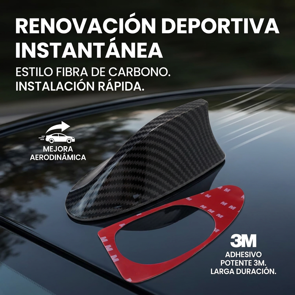 ANTENA TIBURON [PV1-WHATSAPP-TRENDSHOP]