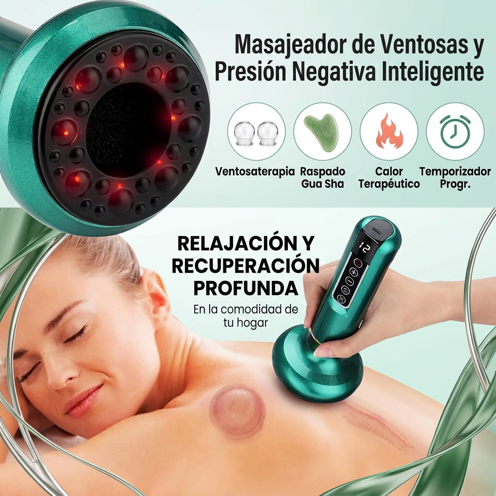 MASAJEADOR ELECTRICO CON VENTOSAS [PV1-WHATSAPP-TRENDSHOP]