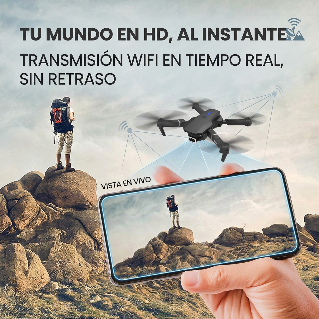 DRON E88 PRO [PV1-WHATSAPP-TRENDSHOP]