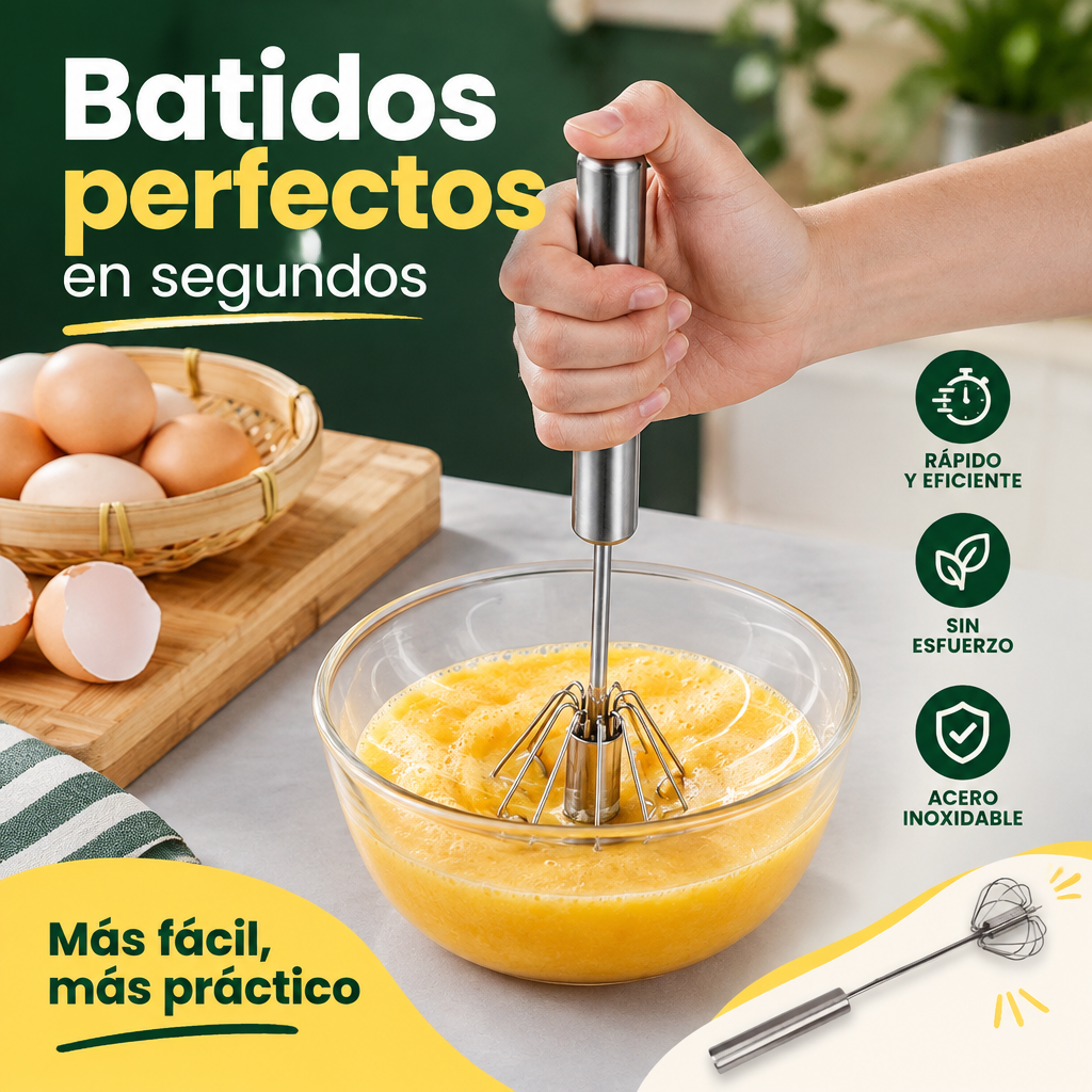 BATIDOR MANUAL GIRATORIO [PV1-WHATSAPP-TRENDSHOP]