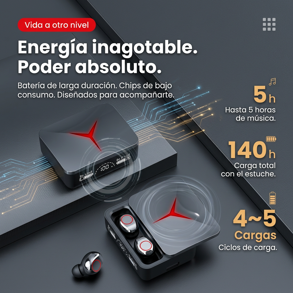 AUDIFONOS M90 PRO [PV1-WHATSAPP-TRENDSHOP]