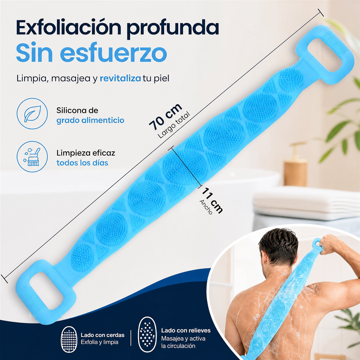 LIMPIADOR EXFOLIANTE DE SILICONA [PV1-WHATSAPP-TRENDSHOP]