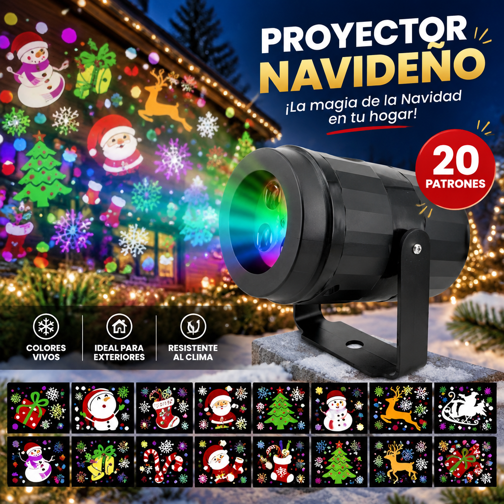 PROYECTOR NAVIDEÑO [PV1-WHATSAPP-TRENDSHOP]