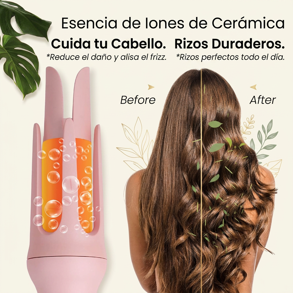 RIZADORA AUTOMATICA DE CABELLO [PV1-WHATSAPP-TRENDSHOP]