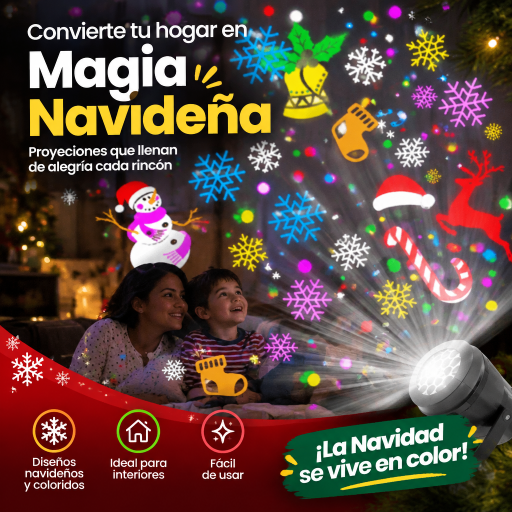 PROYECTOR NAVIDEÑO [PV1-WHATSAPP-TRENDSHOP]
