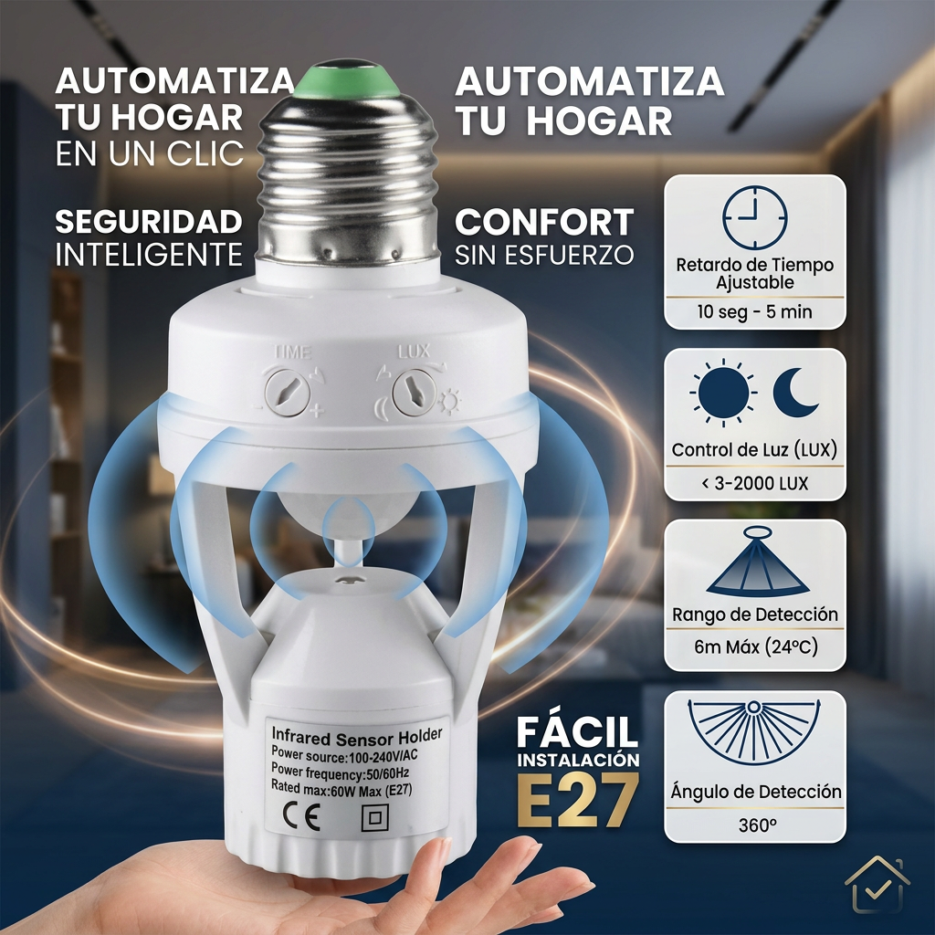 ADAPTADOR DE LUZ INTELIGENTE [PV1-WHATSAPP-TRENDSHOP]