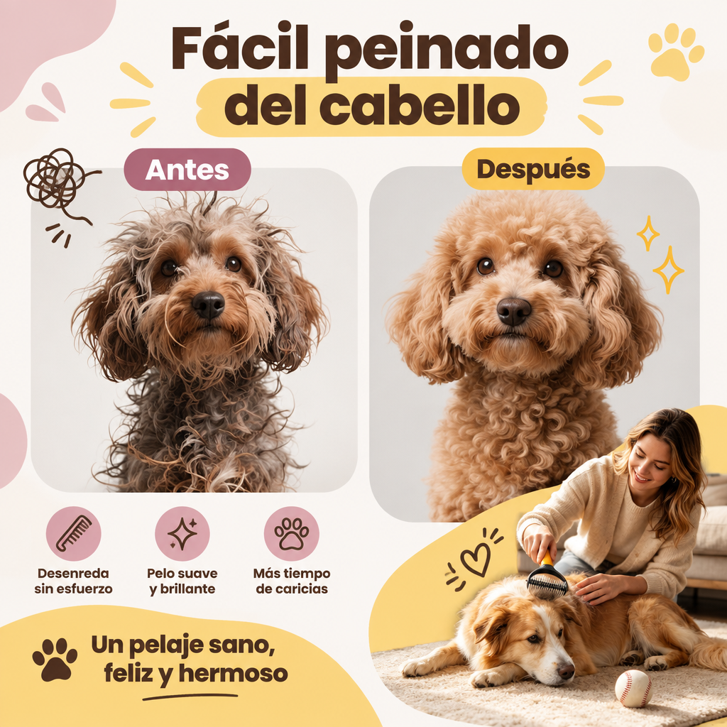 PEINE QUITAPELO PARA MASCOTA [PV1-WHATSAPP-TRENDSHOP]