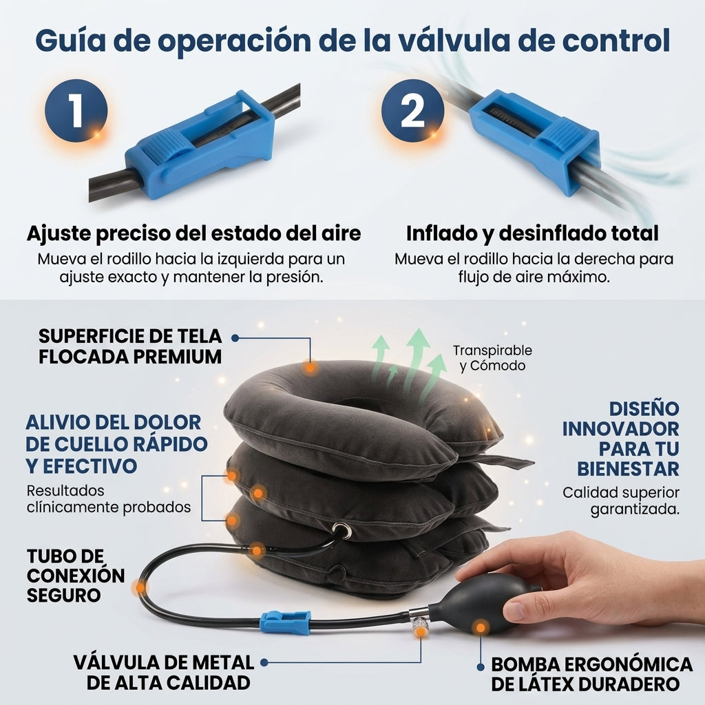 ESTIRADOR DE CUELLO INFLABLE [PV1-WHATSAPP-TRENDSHOP]