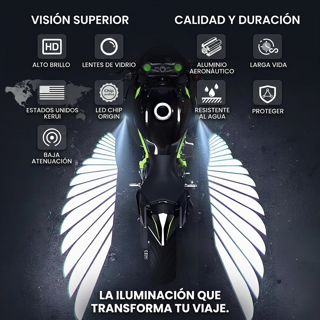 LUCES ALAS DE ANGEL PARA MOTO [PV1-WHATSAPP-TRENDSHOP] P2