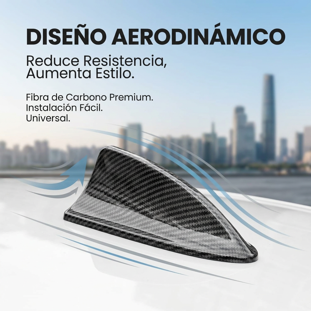 ANTENA TIBURON [PV1-WHATSAPP-TRENDSHOP]