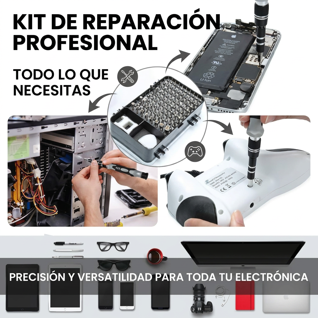 JUEGO MULTIHERRAMIENTAS DE PRECISION 115 EN 1 [PV1-WHATSAPP-TRENDSHOP]