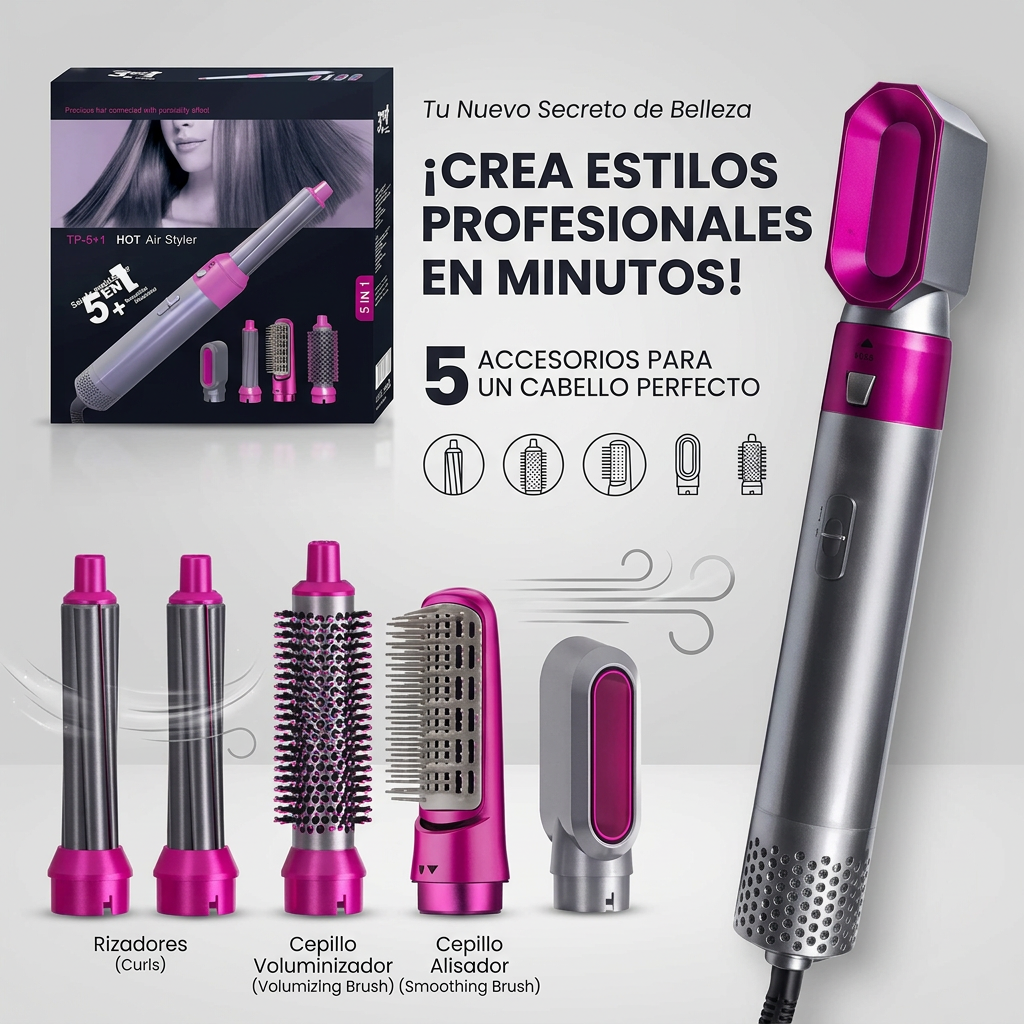 CEPILLO SECADOR 5 EN 1 [PV1-WHATSAPP-TRENDSHOP]