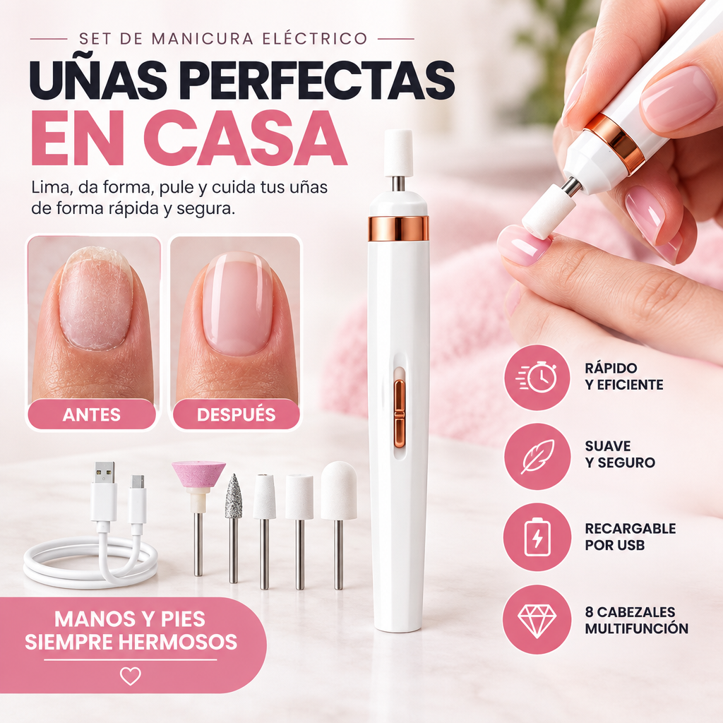 PULIDOR DE UÑAS RECARGABLE [PV1-WHATSAPP-TRENDSHOP]